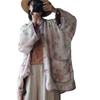 Ancient Clay Artistic Linen Sun Protection Women's High-End Cardigan 2156 Hazy