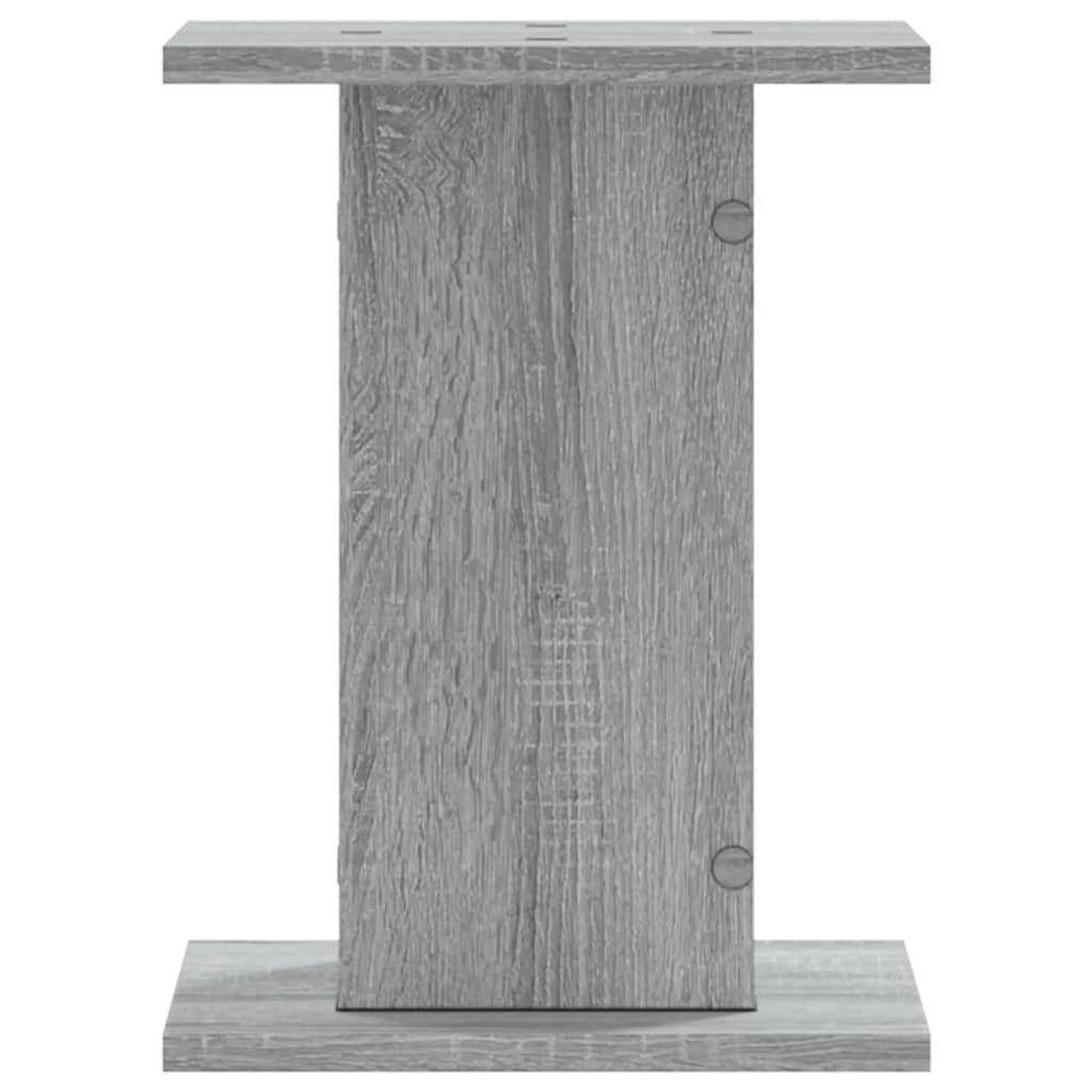 Speaker Stands 2 Pcs Grey Sonoma 30x30x40 Cm Particleboard
