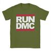 Run DMC Logo T-Shirts for Awesome Cotton Tee Shirt Round Neck Short Sleeve T Shirt Birthday Present Tops