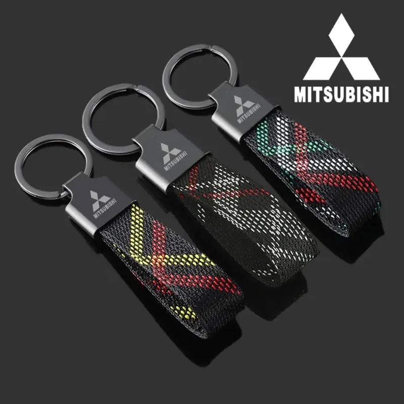 Cxmvxd1 Car Keyring Buckle for Mitsubishi Lancer Mirage OTO ASX Montero L200 EVO Delica Pajero Eclipse Keychain Pendant Gift Accessories