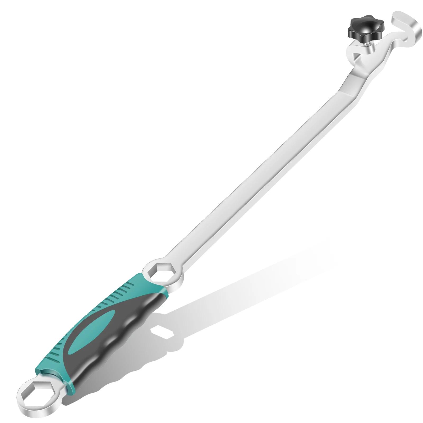 

Wrench Extender Tool Bar 15inch Cr V Steel Long Wrench Extension Tool Universal Spanner Torque Amplifier Device for Mechanics