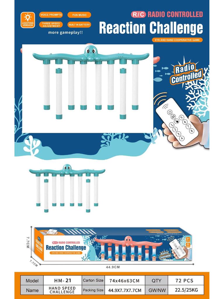 Cartoon Auge-Hand-Koordination Stick: Sensorische Integration und Reaktionstraining Spielzeug für Kinder.
