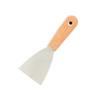 Stainless Steel Cleaning Scraper Wood Handle Cleaning Trowel Easy Use Paint Tools  Industrial