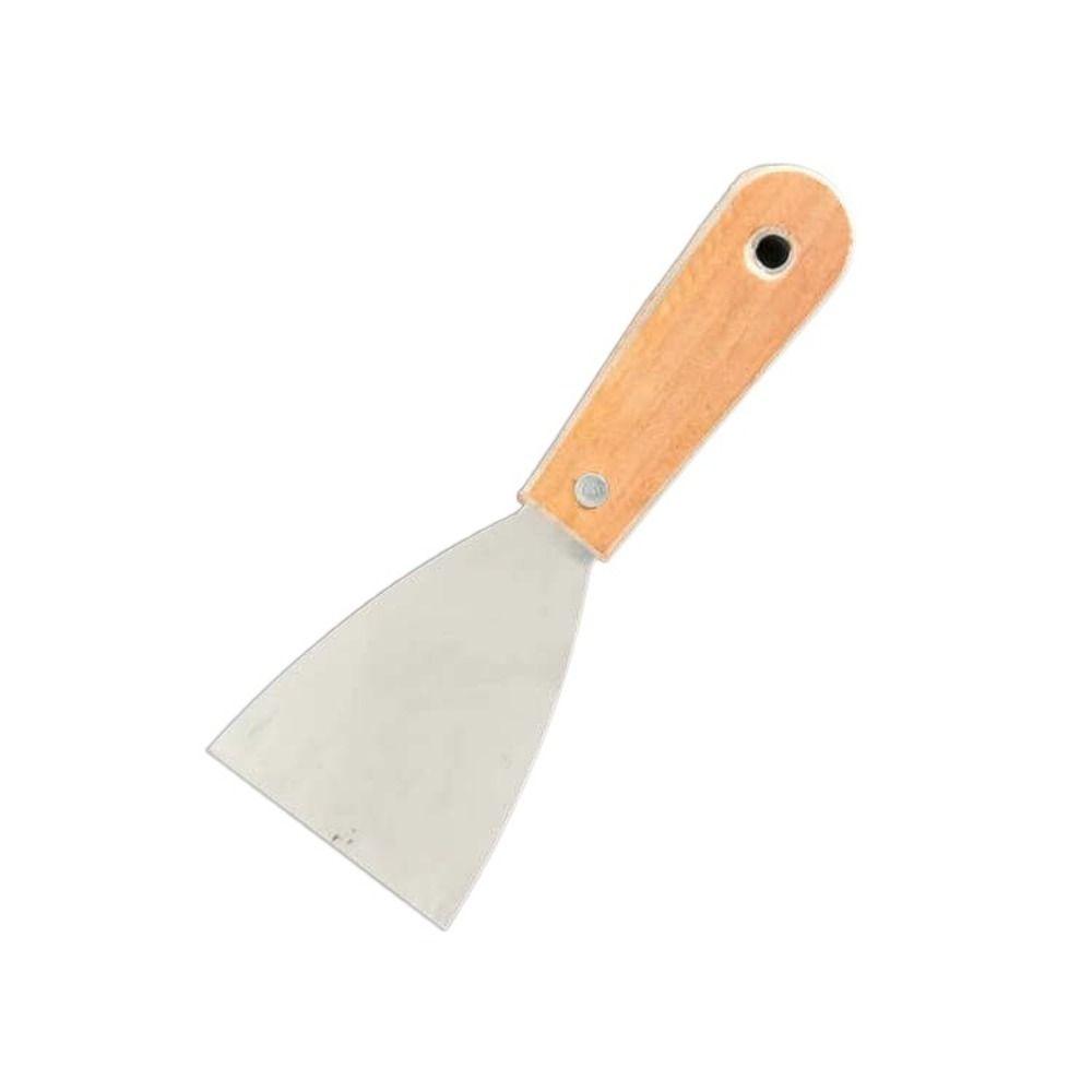 Stainless Steel Cleaning Scraper Wood Handle Cleaning Trowel Easy Use Paint Tools  Industrial