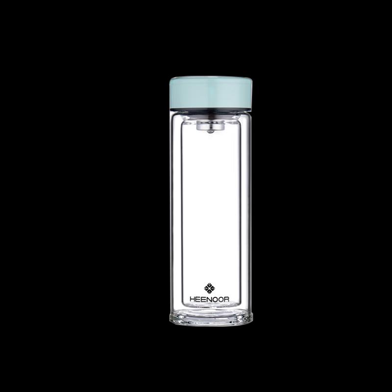 XINUO N6537 Double Layer Glass Tea Infuser Cup
