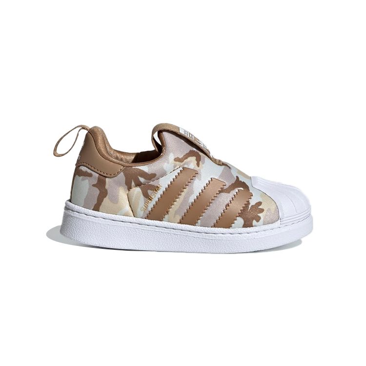 Adidas Originals Superstar 360 Mesh Comfortable Low-Top Walking Shoes Camouflage Baby Shoes EE8390