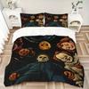 3pcs Horror Characters Duvet Cover Set, 1 Duvet Cover + 2 Pillowcases (No Insert), High-Definition Print, Home & Dorm Set Yy251208044