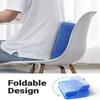 3-Layer Foldable Pillow with Tablet Pocket - Portable Bed & Sofa Support for Reading, Laptops, Comfortable Indoor & Outdoor Use.