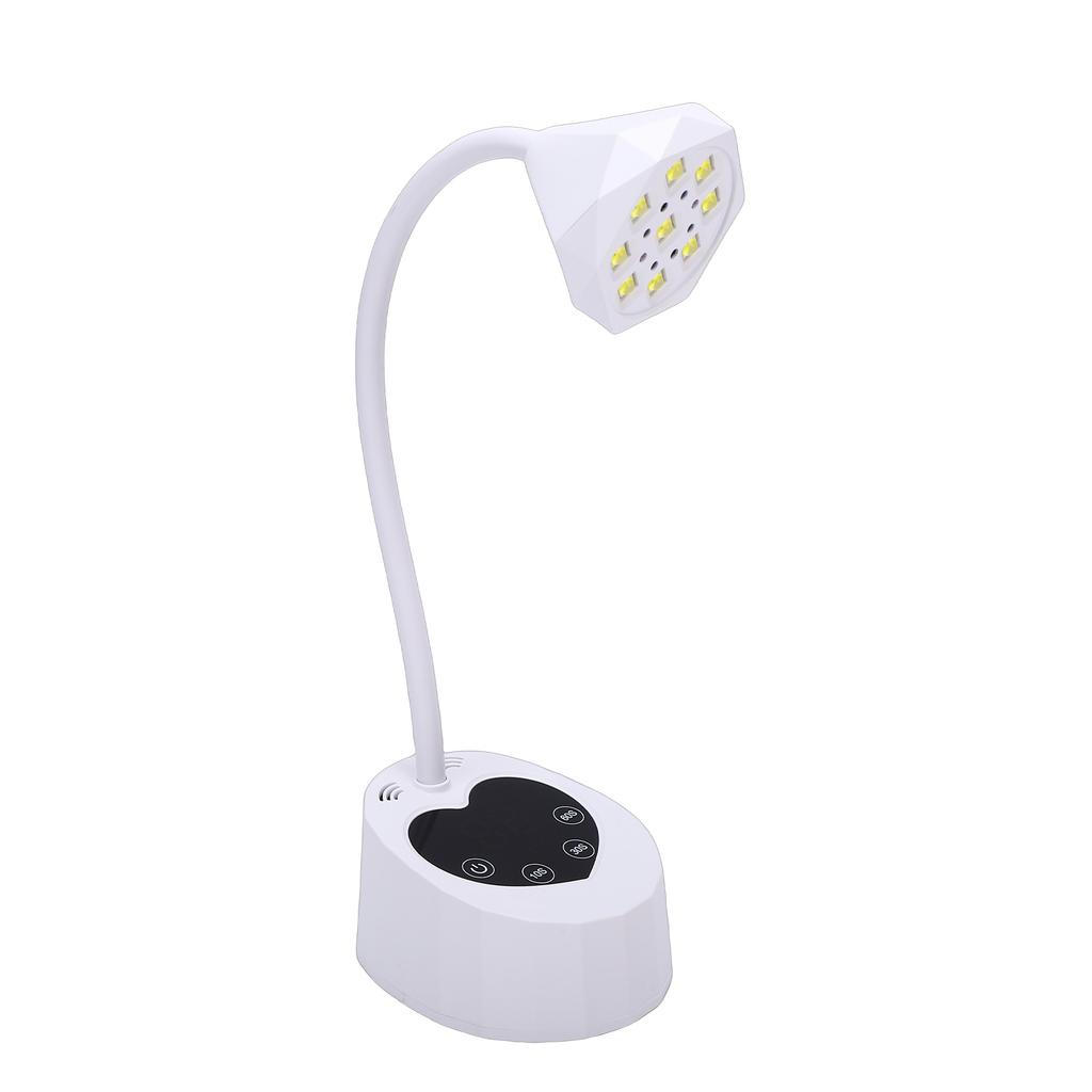 USB Rechargeable Goosenecks LED Nail Light Auto Sensor Nail Dryer for Gel Nails