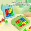 Dinosaur Intelligence Magic Bead Toy, Children's Interactive Thinking Training, Early Education Shape Matching Toy