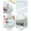 Countertop Dish Rack Plastic Dish Drying Rack Tableware Holder Bowl And Utensil Holder with Drainage for Kitchen Counter Sink