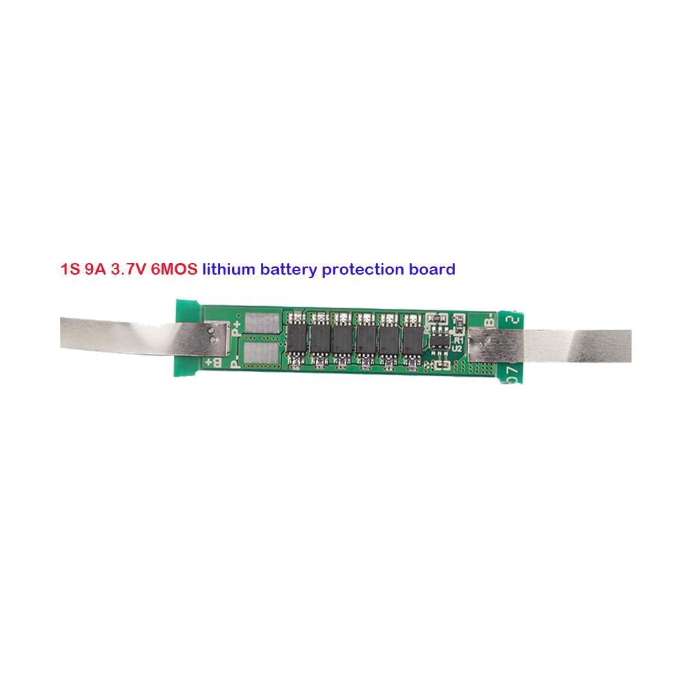 BMS 1S 3.7V 2A 1MOS/3A 2MOS /6A 4MOS/7.5A 5MOS/9A 6MOS 18650 Li-ion Li-ion Battery Protection Board Module with Nickel Strip