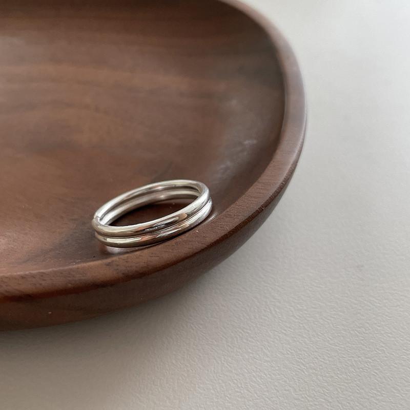 Copper Ring Contemporary For Women Unique Geometric Design Adjustable Fashion Accessory