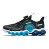 Anta Kids Energy Ring 9.0 Comfortable Non-Slip Wear-Resistant Low-Top Running Shoes Kids Running Shoes Black Blue 312345580-E