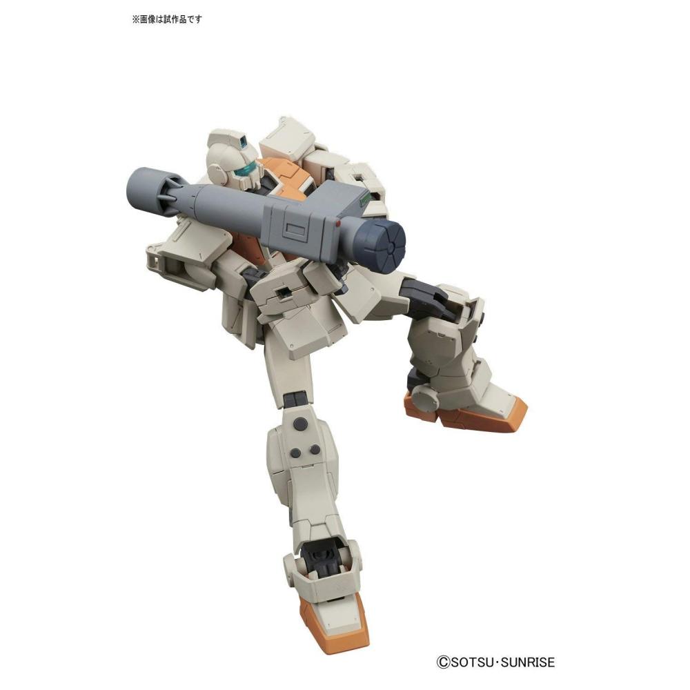 Plastikový model HGUC Mobile Suit Gundam 08. čety MS Ground Type GM 1144 v barevném kódování.