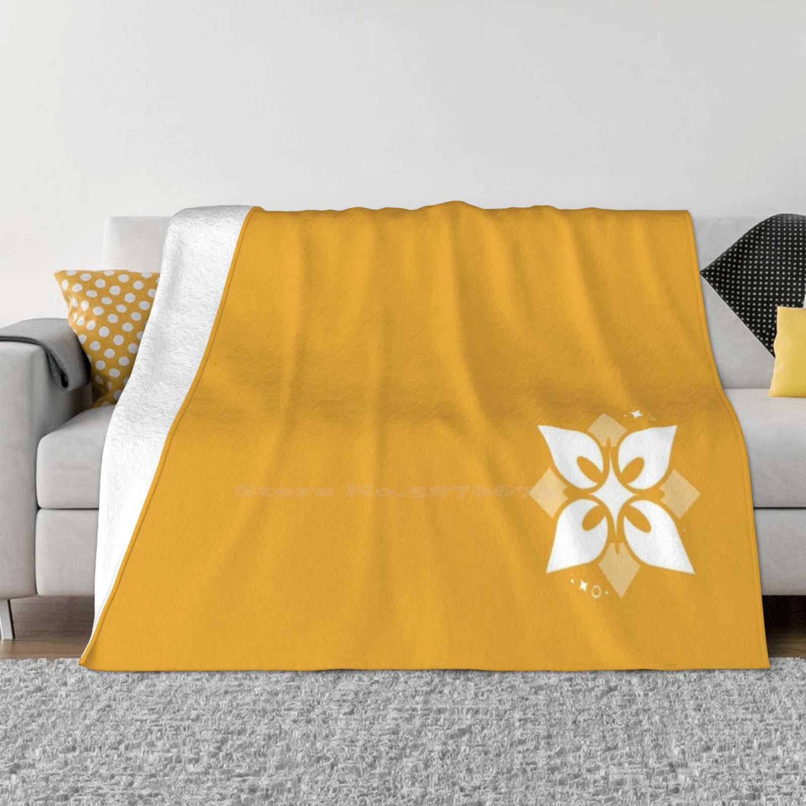 

Albedo S Solar Isotoma For Home Sofa Bed Camping Car Plane Travel Portable Blanket Genshin Impact Game Genshin Impact Albedo 30x40in