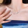 Colar com Pingente de Pérola Estrela do Mar - Corrente para Clavícula de Verão Feminina