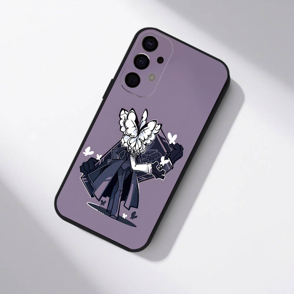 Limbus C-Company Quixote Butterfly Phone Case For Samsung S25,S24,S21,S22,S23,S30,Ultra,S20,Plus,Fe,Lite,5G Black Cover