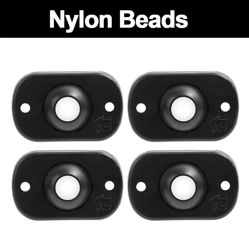 4/8 Stück Mini-Lenkrollen, selbstklebend, universelles Edelstahl-Lenkrad, 360°-Drehscheibe für Möbel, Schrank, Müll