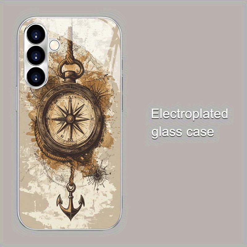 Electroplated Gold New Phone Case for Samsung Galaxy S26 Ultra S25 Plus S24 S23 S22 Fe Tempered Glass Artistic Texture Patterns