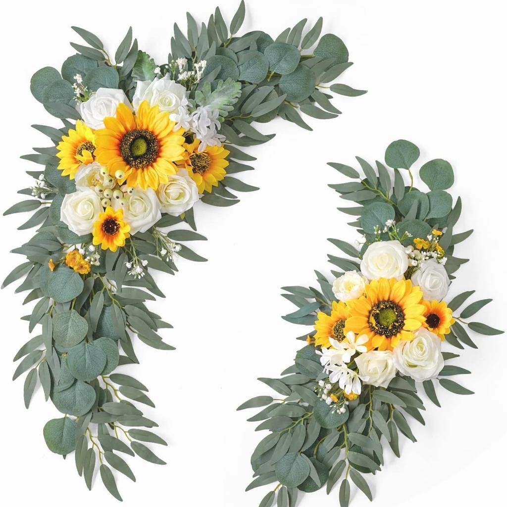 Wedding Welcome Decoration Flower Vine Simulation Flower Peony Door Hanging Fake Flower Peony Flower Vine Decoration