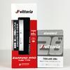 Vittoria Zaffiro Pro Clincher 700x25c Ganz Schwarzer Reifen- und Schlauchset mit Standard Butyl FV 48mm Schläuchen 700x20/28c (Presta)