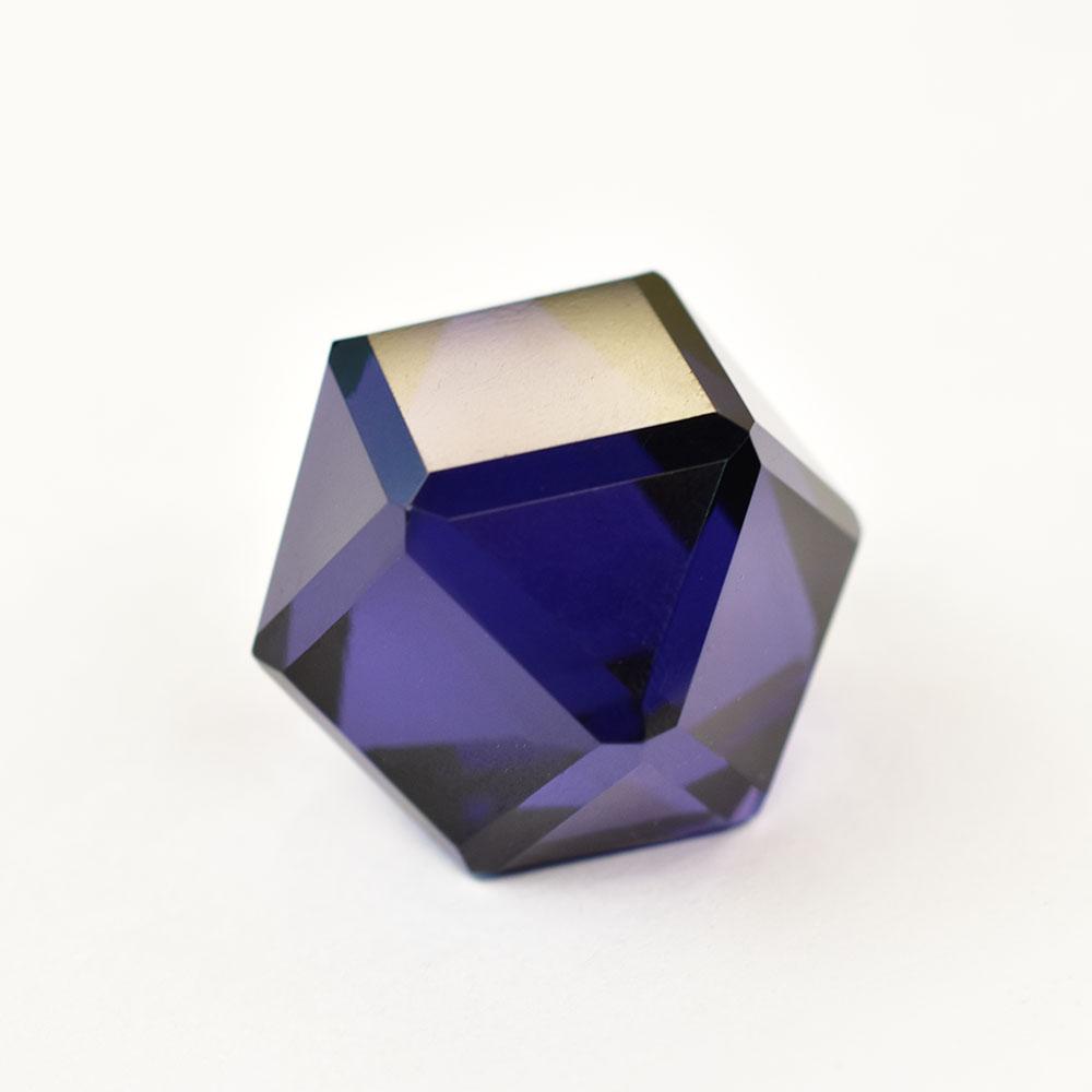 Natural Purple Amethyst Loose Gemstone 113 ct Fancy Cube Cut for Her for Jewelry Making and Crafts