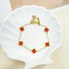 9mm Delicate Version Of The 18K Four-Leaf Clover Bracelet Women Do Not Lose Color Senior Sense Bracelet Jewelry