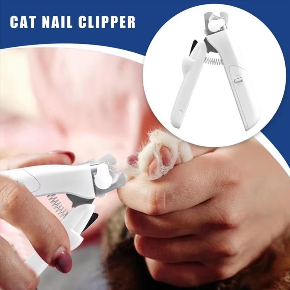 Splash Guard Pet Nail Trimmer High Hardness Dog Toenail Trimmer For Puppy Cat Rabbit