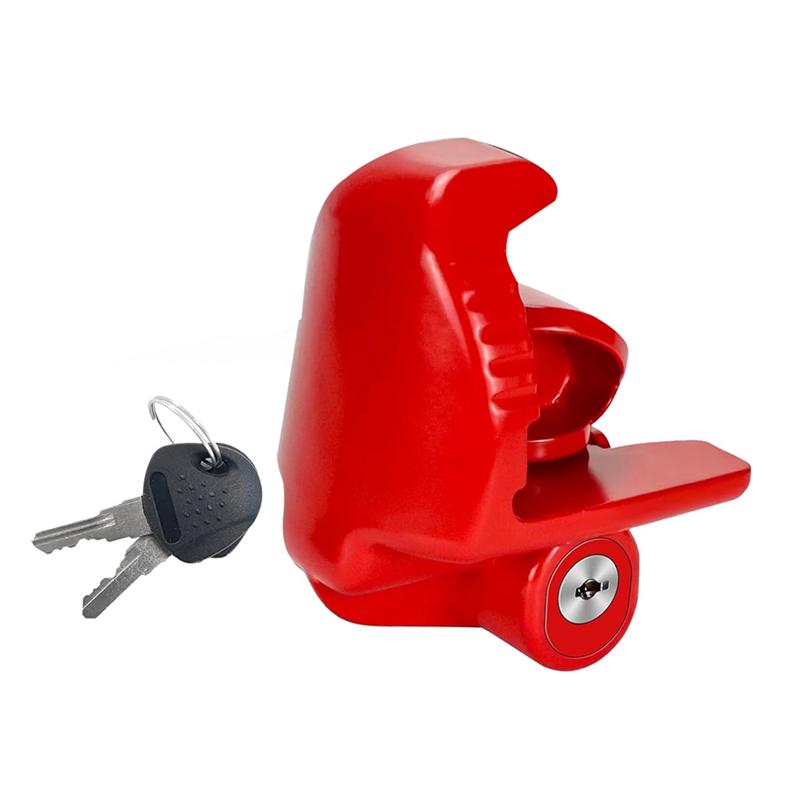 Trailer Hitch Locks With Keys Universal Size Fits 1-7/8 2-5/16 2 Inch Ball Hitch Lock Coupler Adjustable Tongue Lock-A99D
