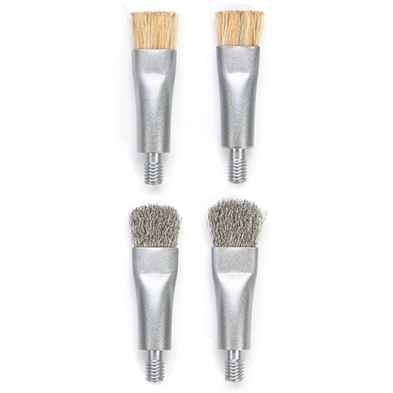 

4 шт. Антистатические сменные головки для щеток для удаления клея с материнской платы телефона, микросхем, инструменты для чистки печатных плат с проволокой и щетиной