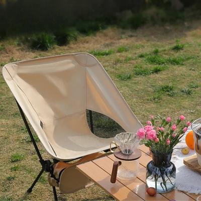 Foldable Camping Chairs Set Lightweight Folding Chair Ultralight  Backpacking Moon Chairs for Garden Picnic Beach Fishing
