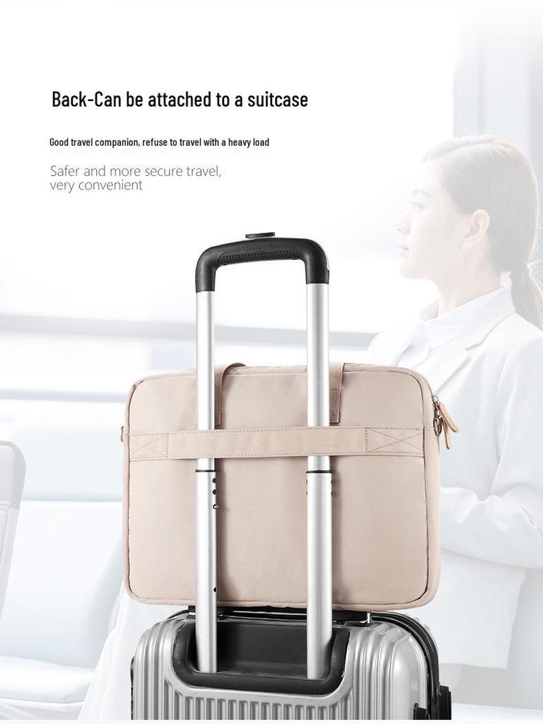 Colorblock Laptop-Tasche für 13-15,6 Zoll Apple, Huawei und MacBook – Notebook-Tasche für Damen