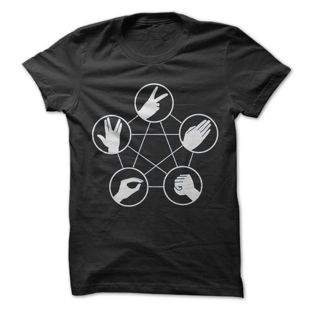 

2026 New Fashion Rock Paper Scissors Lizard Spock Funny Oversized High Quality Streetwear T-Shirt 100 Cotton Big Bang Theory ... S разноцветный