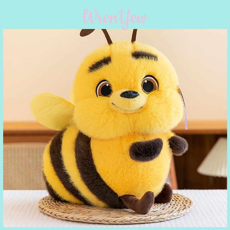 Charming Big Eyed Bee Stuffed Animal With Ultra Soft Plush Fabric Ideal For Birthdays