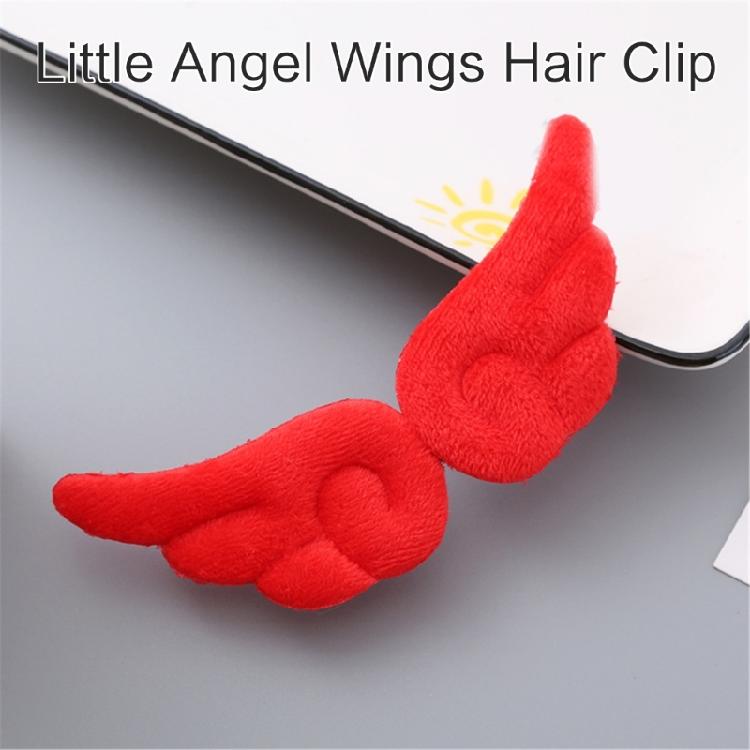 10Pairs Black Angel Wing Hair Barrettes Alloy Craft Clip Hair Decorations Cartoon Hair Accessories for Fashion Looks