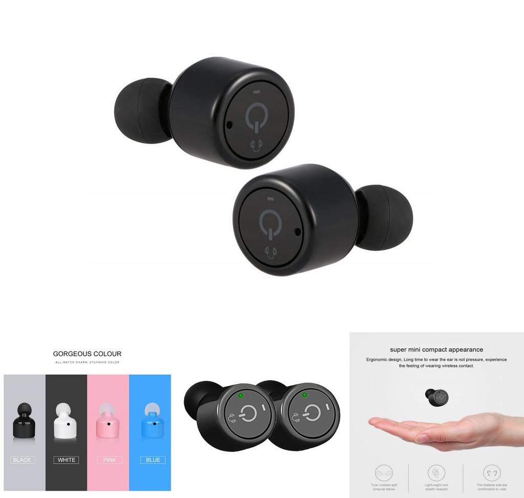 Mini Tws Twins Wireless Inear Stereo Sport Bluetooth Earphones With Compact Design And Longlasting Battery