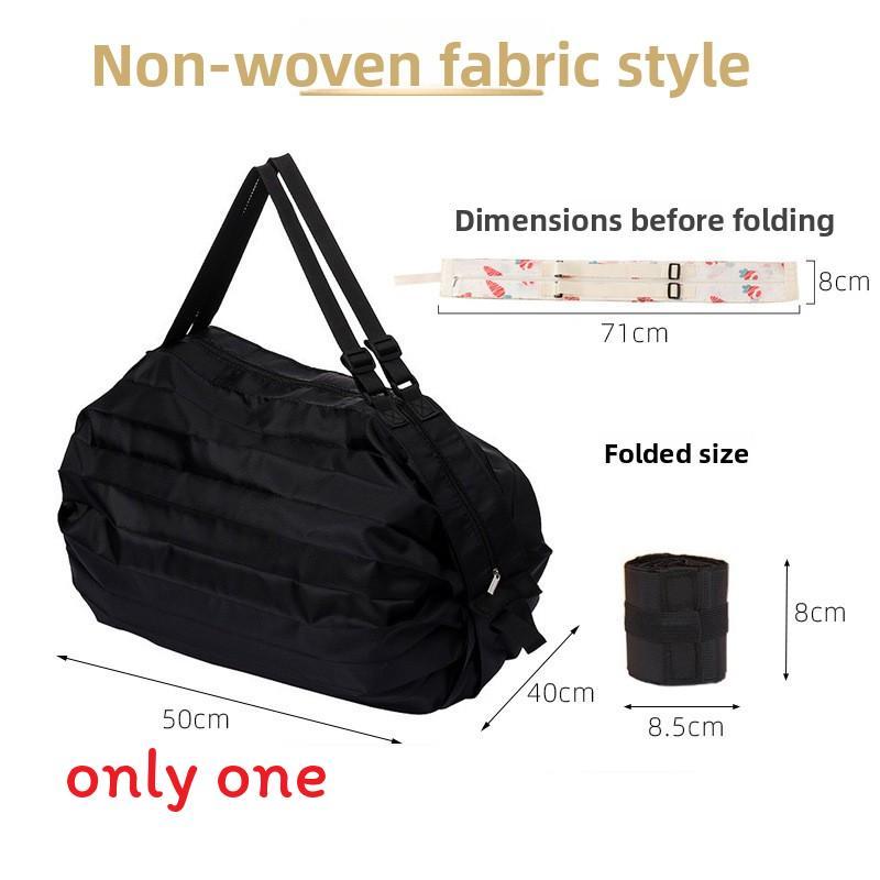 Ecofriendly Nonwoven Shopping Bag With Foldable Design For Travel And Grocery Use