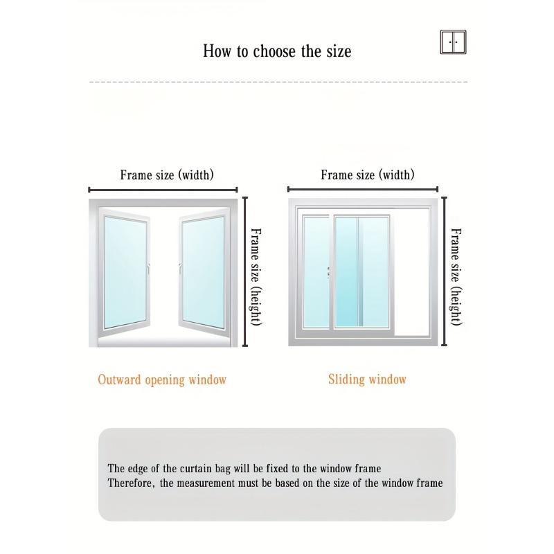 Home Easy-to-Install Windproof Thermal Film, Winter Sealing Window Draft Stopper Leak-Proof Curtain, High Transparency Thickened Plastic Sheet