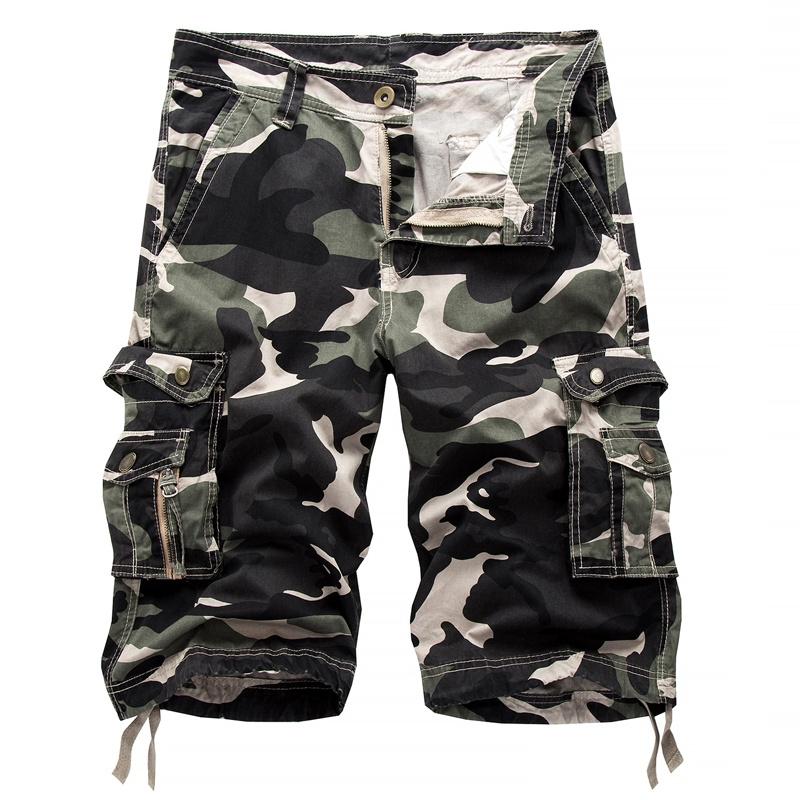 JAYSCE Mens Fashion Cargo Shorts 100%Cotton Casual Summer Work Sprots Pants Classic Short