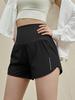 Women's Quick-Dry High Waist Yoga Shorts - Anti-Exposure, Loose Fit for Running & Casual Wear