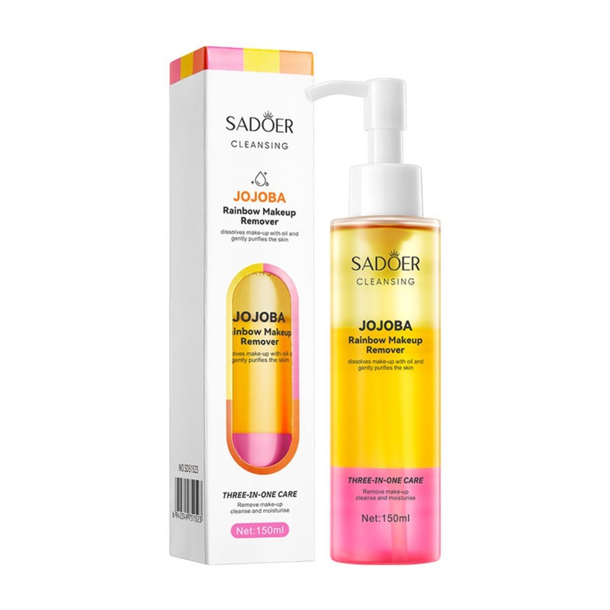 

Масло для снятия макияжа Magical Rainbow, растворяет макияж, глубоко очищает, нежно воздействует на кожу 150ml