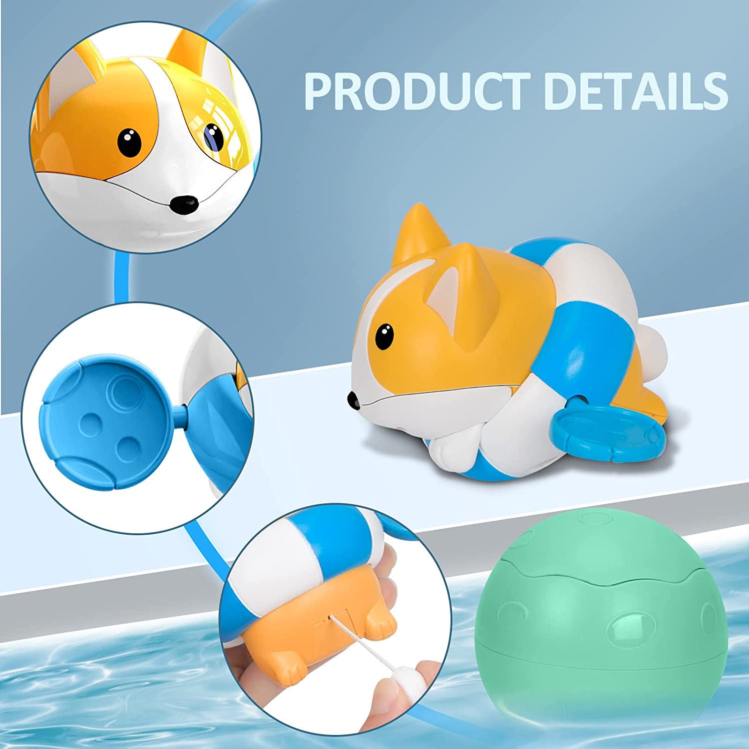 2 упаковки игрушек для ванны — фото 3