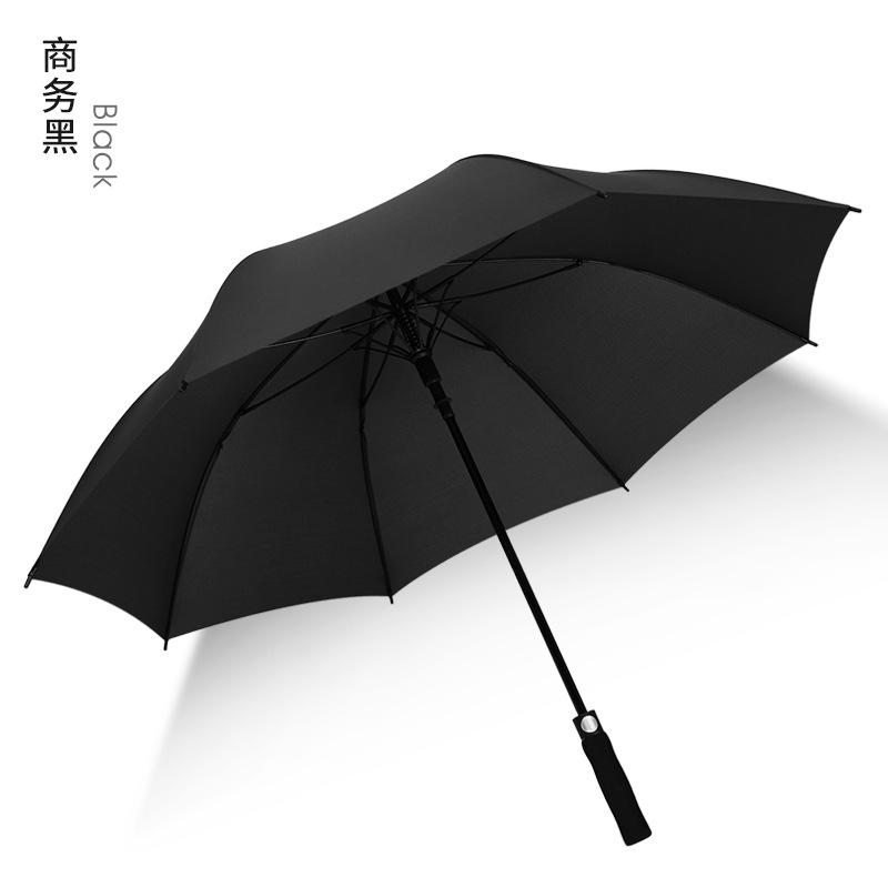 Long-handled umbrellas Men's and women's oversized automatic reinforcement Rainstorm strong wind-resistant straight pole umbrella