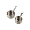 Stainless Steel Sauce Dipping Bowl with Handle Mini Sauce Pan Measuring Cup Sauce Cup Salad