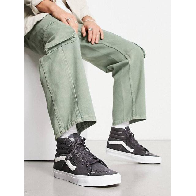 

Кроссовки Vans SK8-Hi текстурированного асфальтового серого цвета