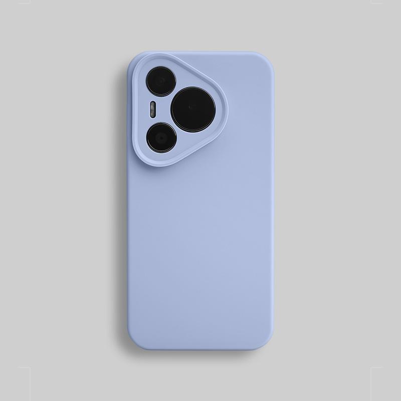 Pure color true liquid silicone is suitable for Huawei Pura70Pro + mobile phone case, fine hole all-inclusive, anti-drop soft cover.