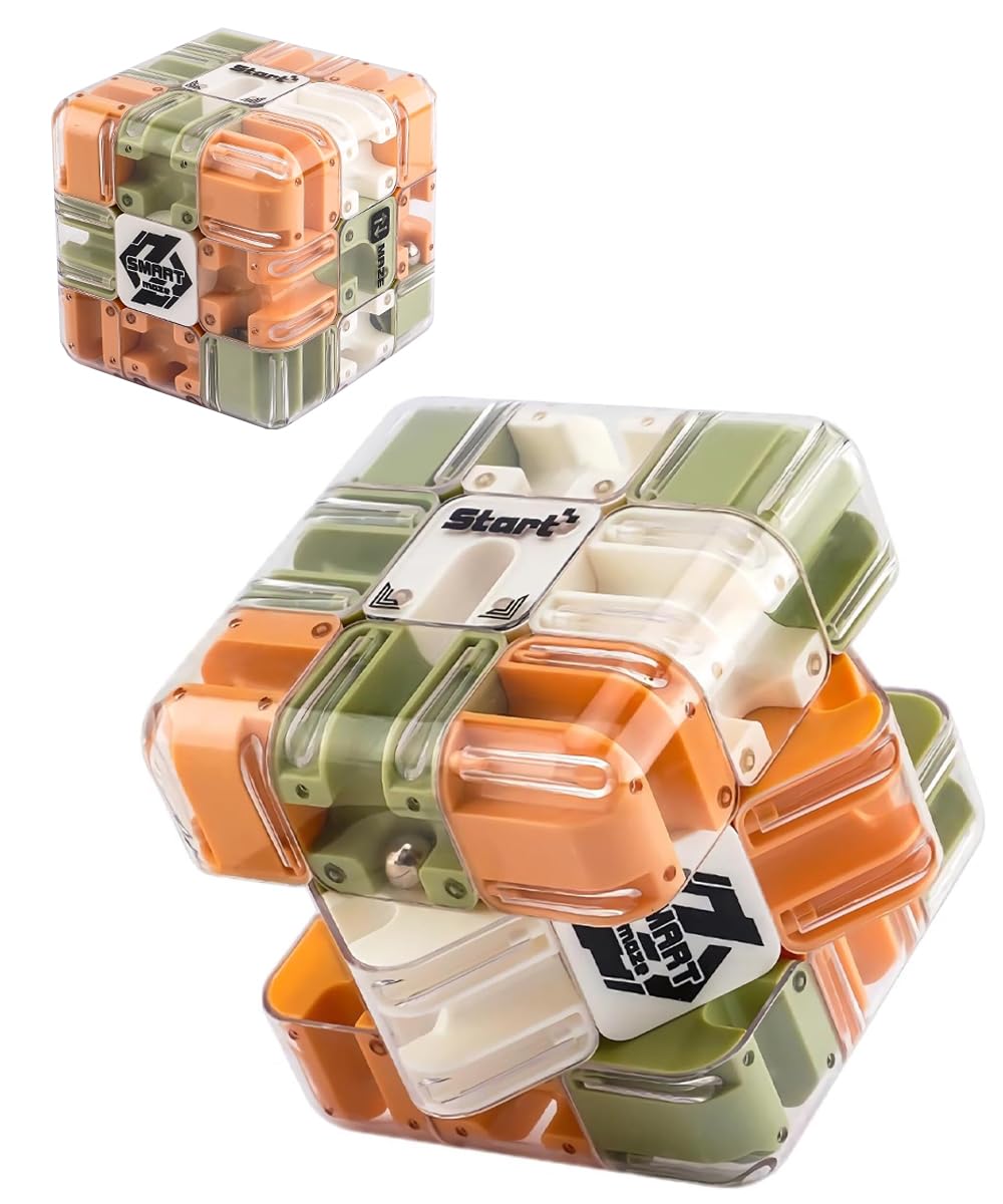 

Роллербол Магический Двойной Магический Куб Развивающий Мозг Способствует Логическому Мышлению и Пространственному Магический Лабиринт 3D Лабиринт [NIUQCTIAN] Лабиринт, Куб, Игра, Игрушка, Игрушка,