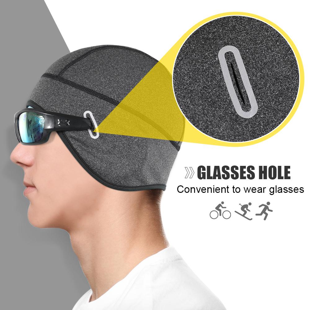 Winter Biking Cap Wind Shield Thermal Ski Snowboard Caps Running Hiking Riding Bicycle Biker Helmet Liner Beanies Hats Men and Women