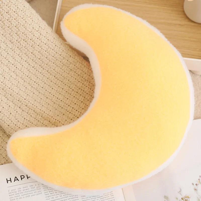 Natural Plush Pillow Stuffed Soft Shooting Star Heart Flower Rainbow Cloud Moon Crown Decor Sofa Chair Cushion Kids Gift